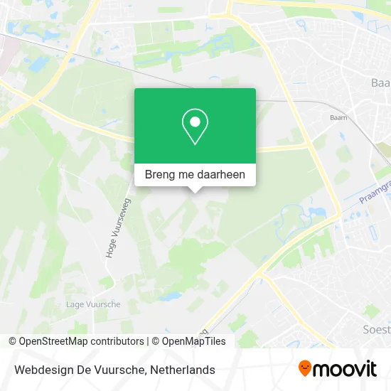 Webdesign De Vuursche kaart