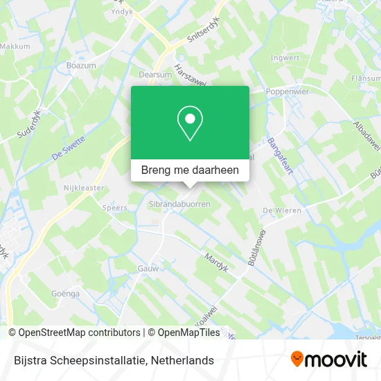 Bijstra Scheepsinstallatie kaart