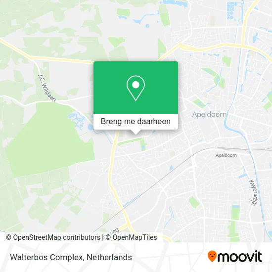 Walterbos Complex kaart