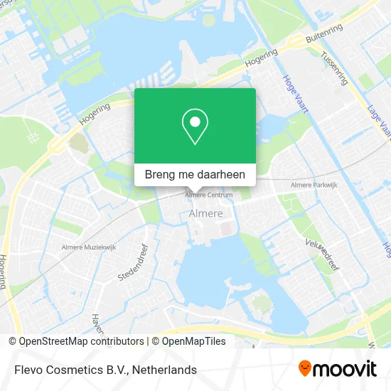 Flevo Cosmetics B.V. kaart