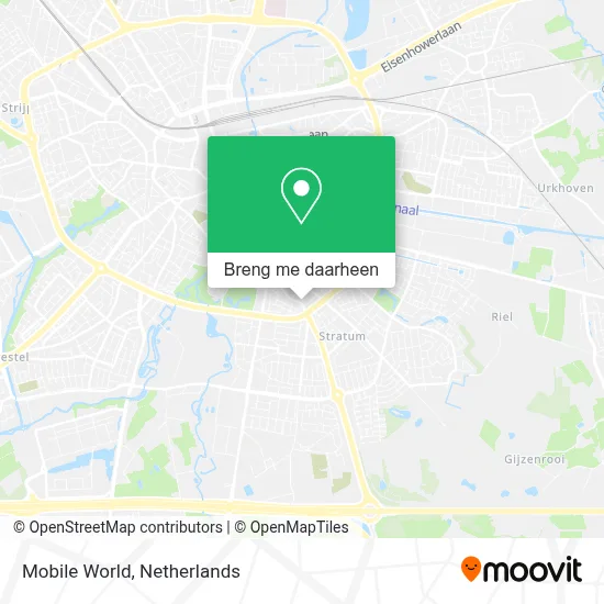 Mobile World kaart
