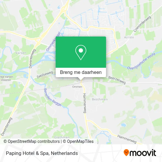 Paping Hotel & Spa kaart
