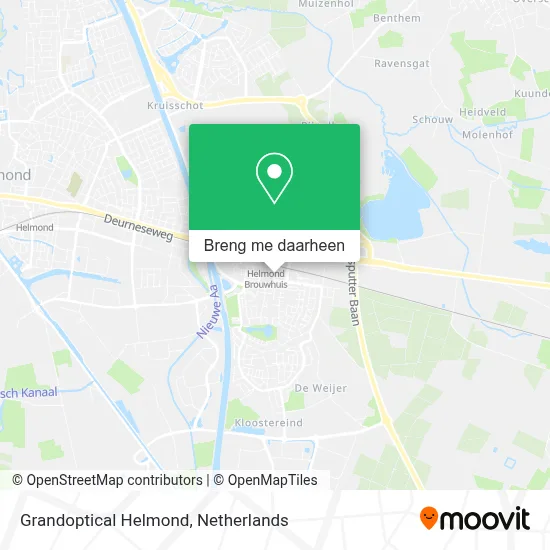 Grandoptical Helmond kaart