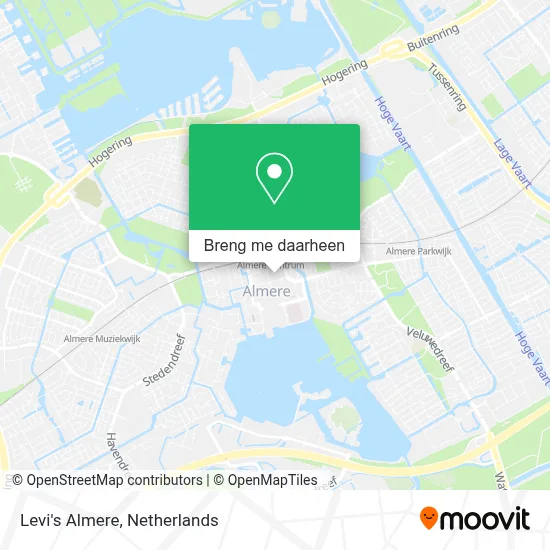 Levi's Almere kaart