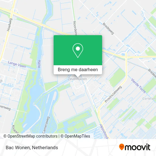 Bac Wonen kaart