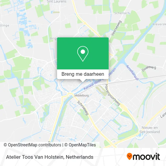 Atelier Toos Van Holstein kaart