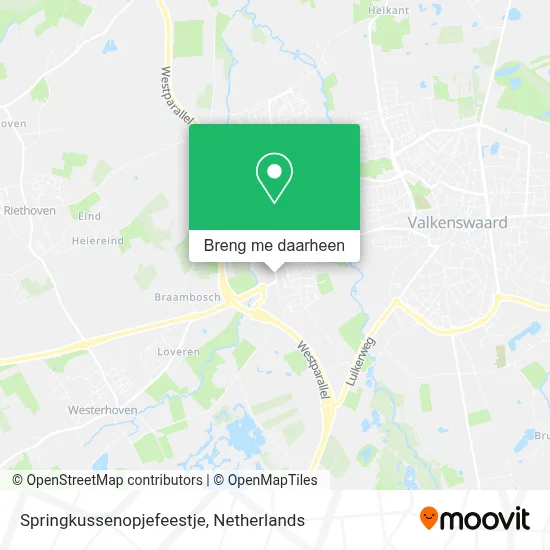 Springkussenopjefeestje kaart