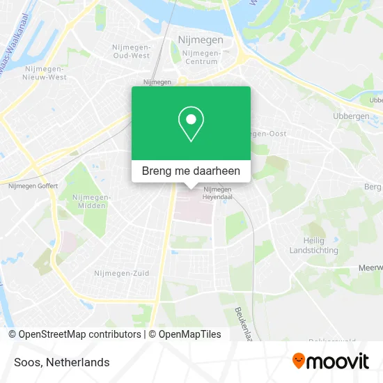 Soos kaart