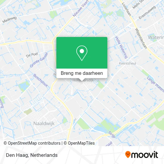 Den Haag kaart
