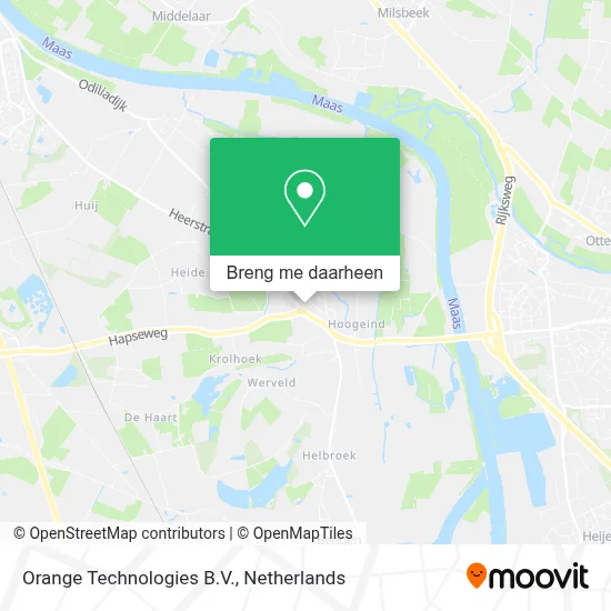 Orange Technologies B.V. kaart