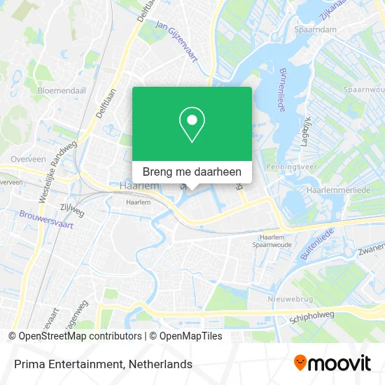 Prima Entertainment kaart