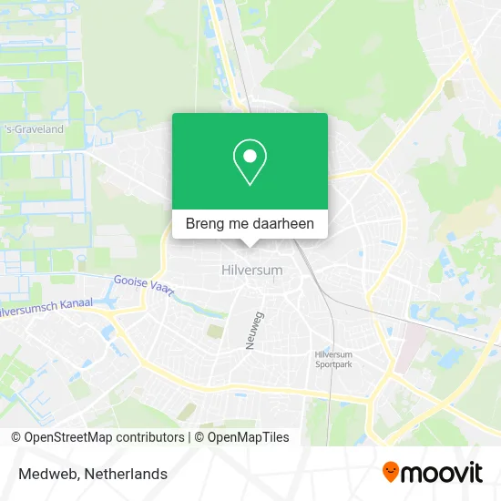 Medweb kaart
