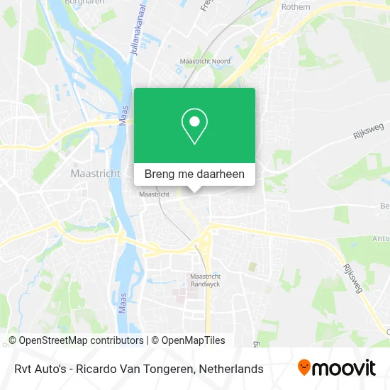 Rvt Auto's - Ricardo Van Tongeren kaart