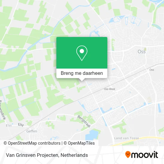 Van Grinsven Projecten kaart