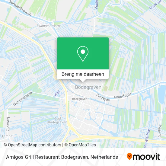 Amigos Grill Restaurant Bodegraven kaart