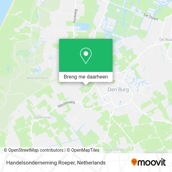 Handelsonderneming Roeper kaart