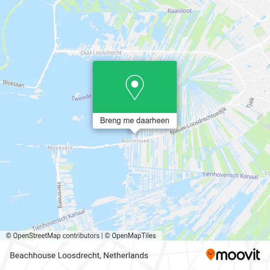 Beachhouse  Loosdrecht kaart