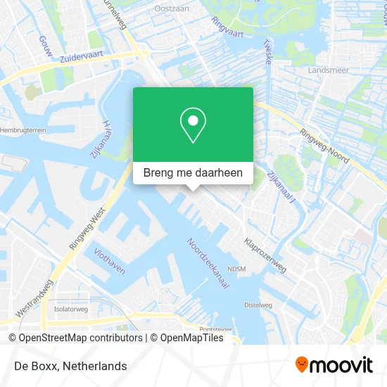 De Boxx kaart