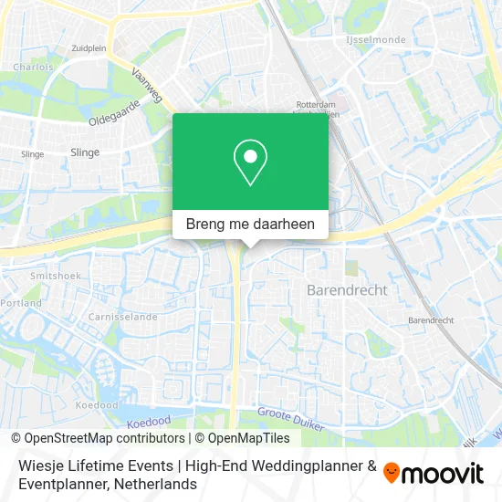 Wiesje Lifetime Events | High-End Weddingplanner & Eventplanner kaart