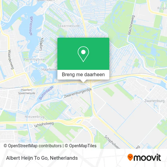 Albert Heijn To Go kaart