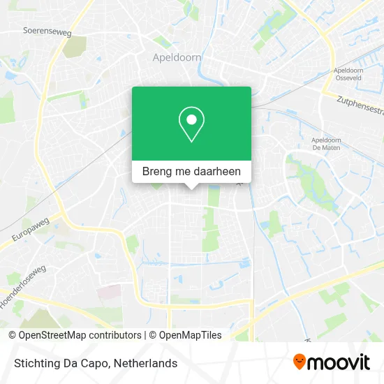 Stichting Da Capo kaart