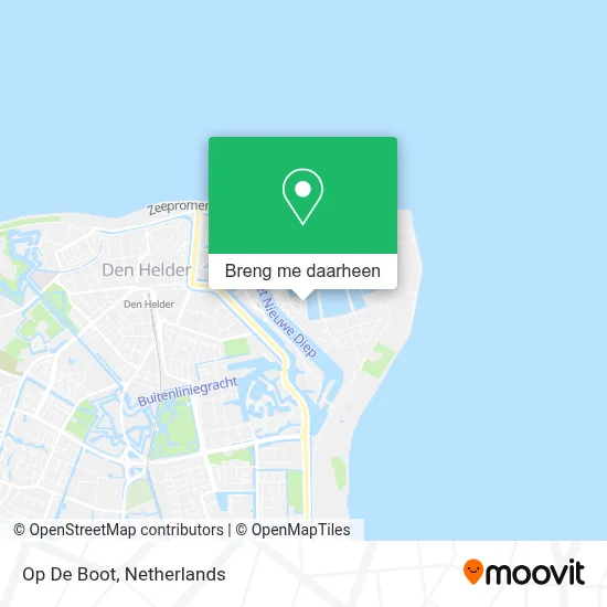 Op De Boot kaart