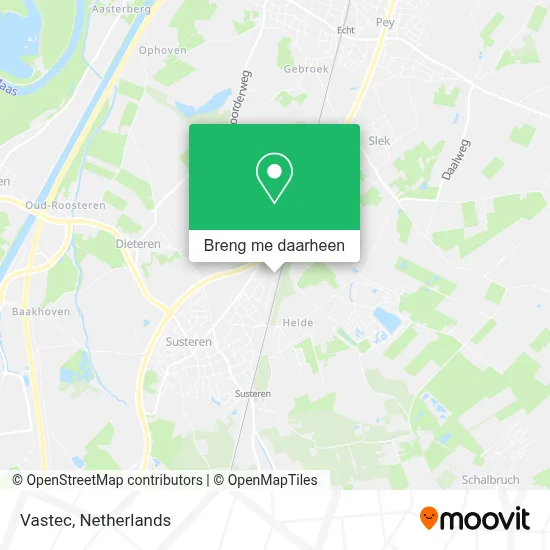 Vastec kaart