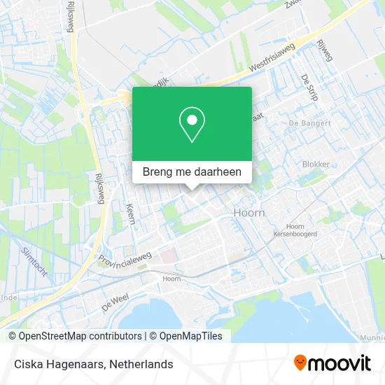 Ciska Hagenaars kaart