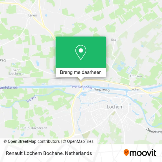 Renault Lochem Bochane kaart
