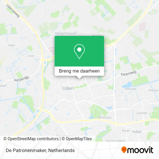 De Patronenmaker kaart