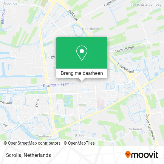 Scrolla kaart