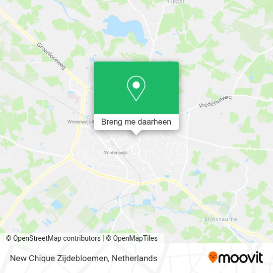 New Chique Zijdebloemen kaart