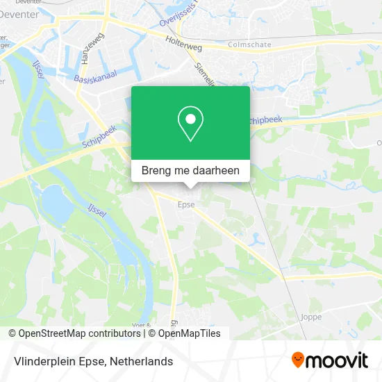 Vlinderplein Epse kaart