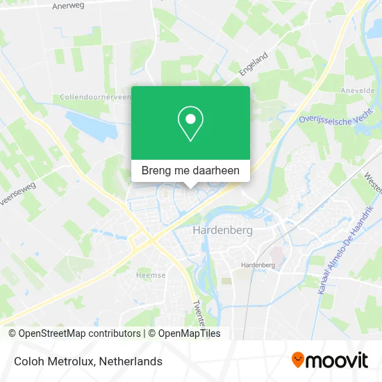 Coloh Metrolux kaart