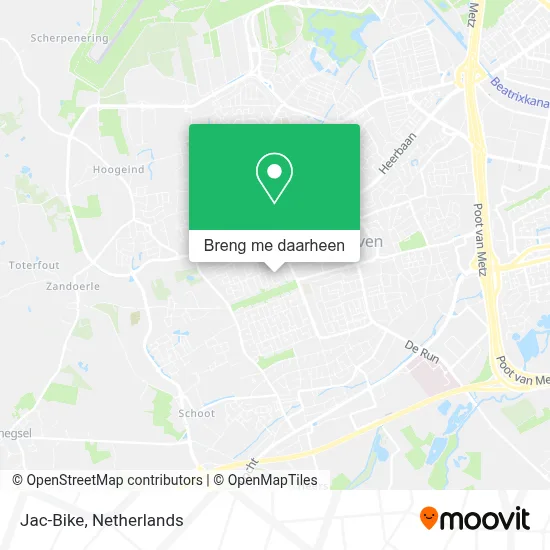 Jac-Bike kaart