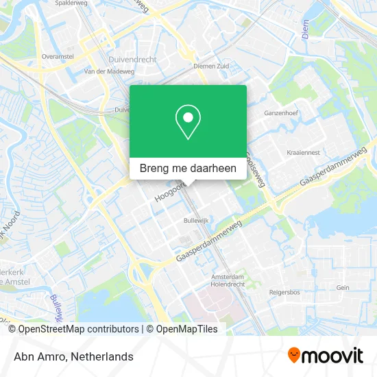 Abn Amro kaart