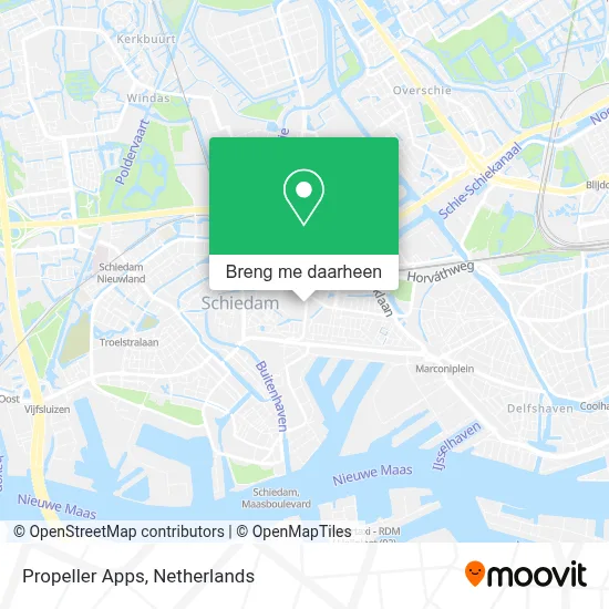 Propeller Apps kaart