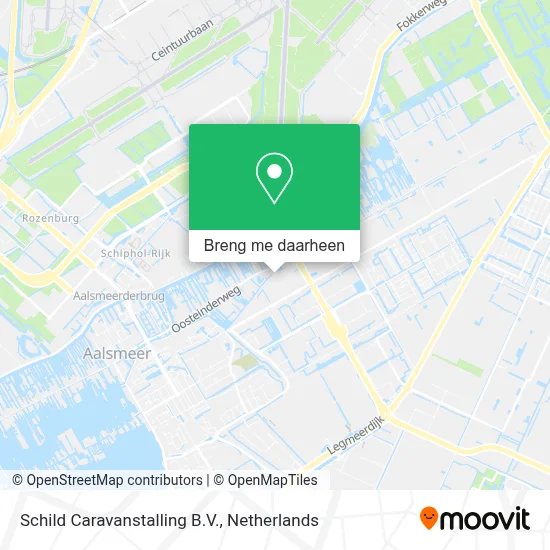Schild Caravanstalling B.V. kaart