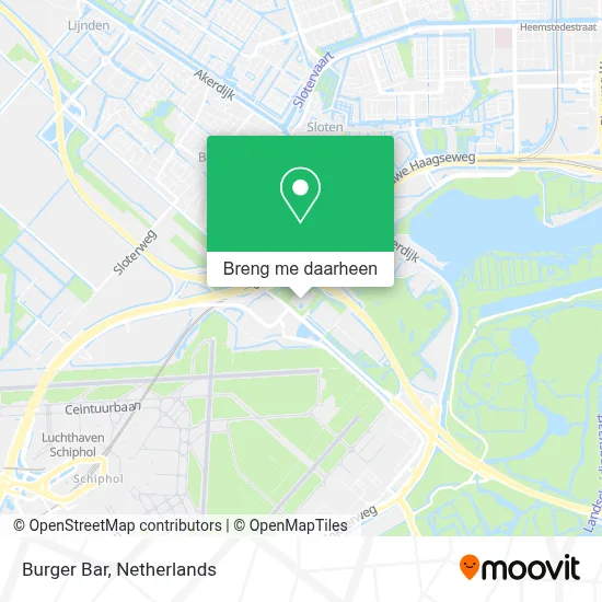 Burger Bar kaart