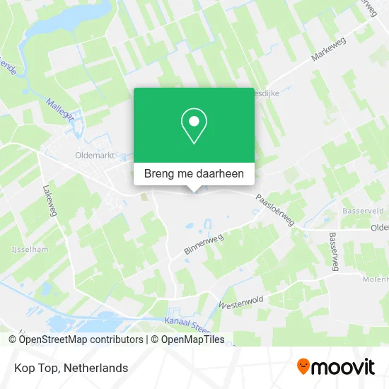 Kop Top kaart