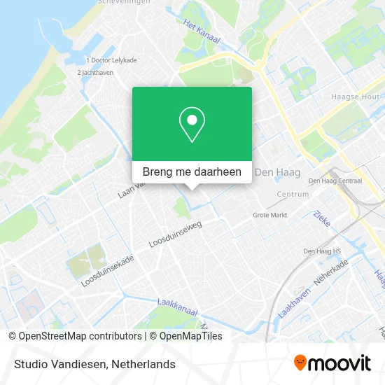 Studio Vandiesen kaart