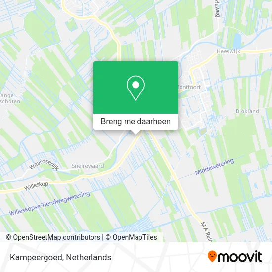 Kampeergoed kaart