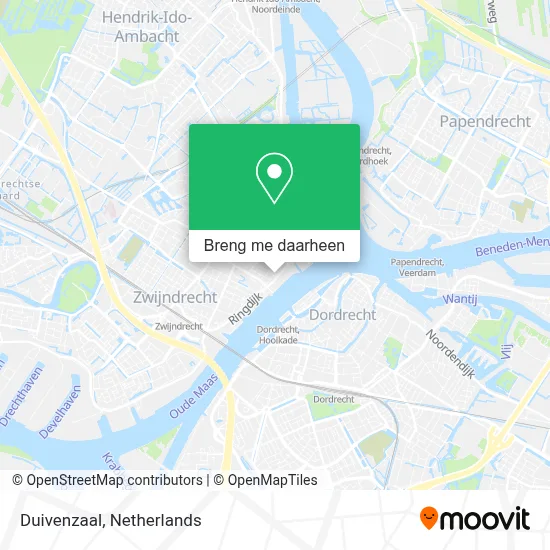 Duivenzaal kaart