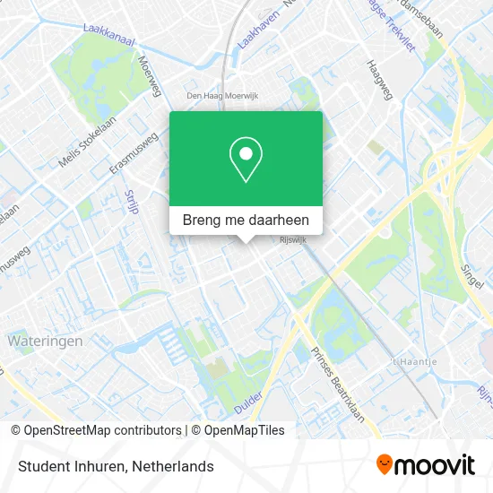 Student Inhuren kaart