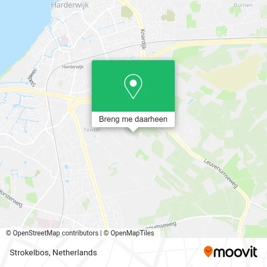 Strokelbos kaart