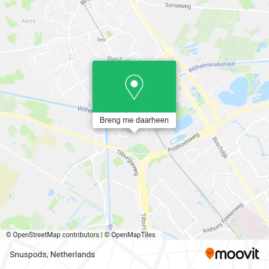 Snuspods kaart