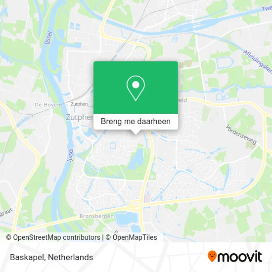Baskapel kaart