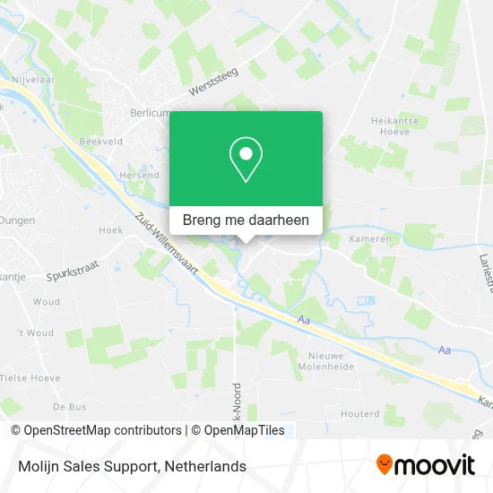 Molijn Sales Support kaart