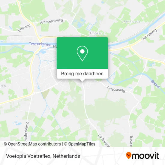 Voetopia Voetreflex kaart