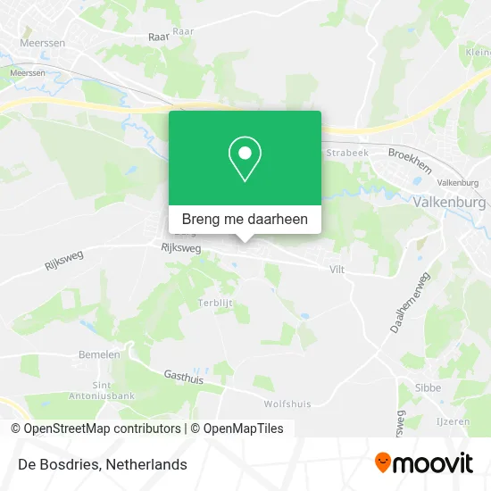 De Bosdries kaart